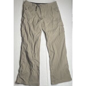 prAna Zion Stretch Hiking Outdoor Pants Black Pockets M4ST32111 Men's Large X32L